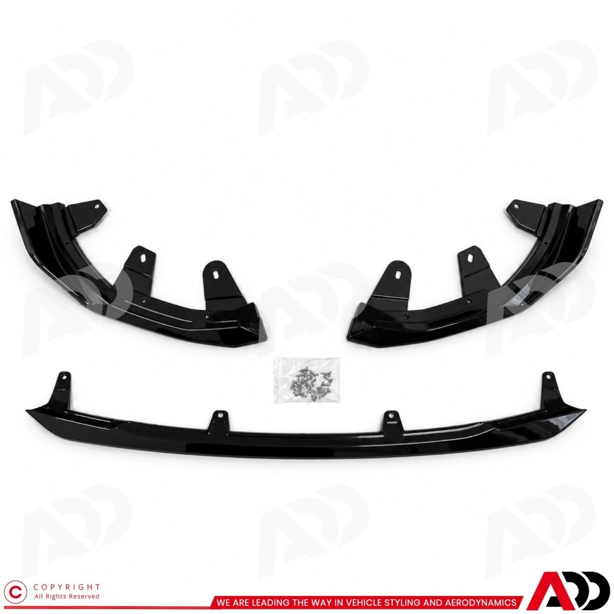 Front Lip - BMW 2 Serie G42 Coupé - M Performance look - Hoogglans Zwart | 2021+ - Beamerstyling.nl