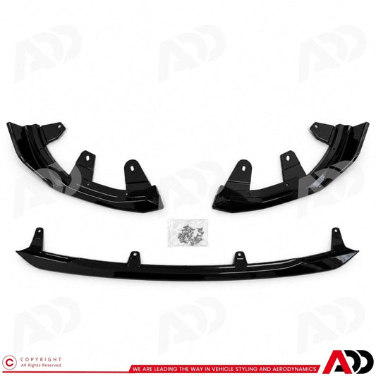Front Lip - BMW 2 Serie G42 Coupé - M Performance look - Hoogglans Zwart | 2021+ - Beamerstyling.nl
