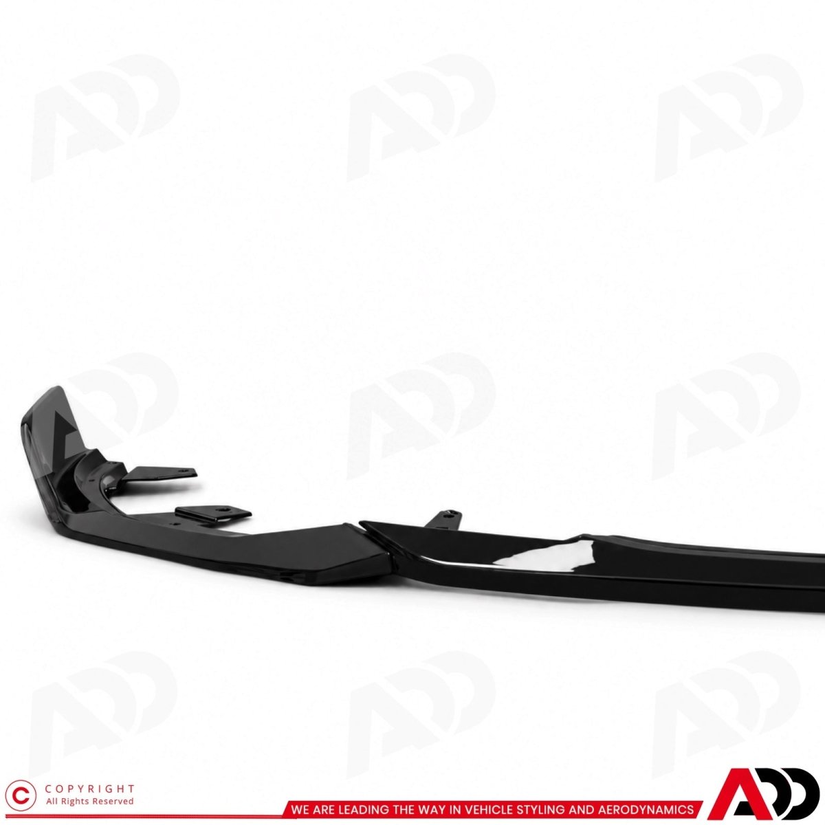 Front Lip - BMW 2 Serie G42 Coupé - M Performance look - Hoogglans Zwart | 2021+ - Beamerstyling.nl