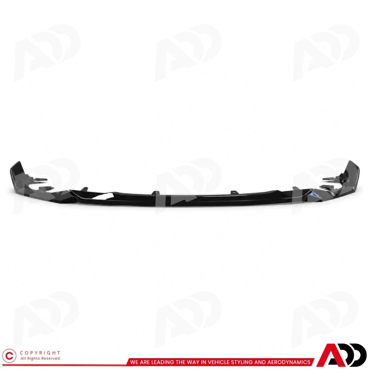 Front Lip - BMW 2 Serie G42 Coupé - M Performance look - Hoogglans Zwart | 2021+ - Beamerstyling.nl