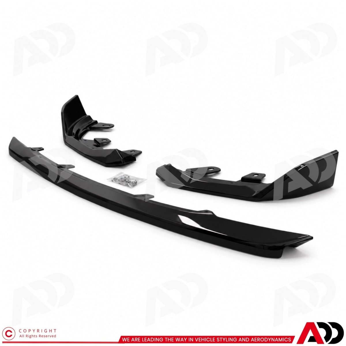 Front Lip - BMW 2 Serie G42 Coupé - M Performance look - Hoogglans Zwart | 2021+ - Beamerstyling.nl