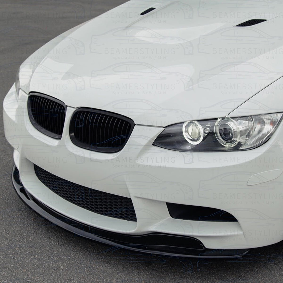 Front lip - BMW E92 / E93 M3 - Hoogglans zwart - GTS Style | 07 - 13 - Beamerstyling.nl