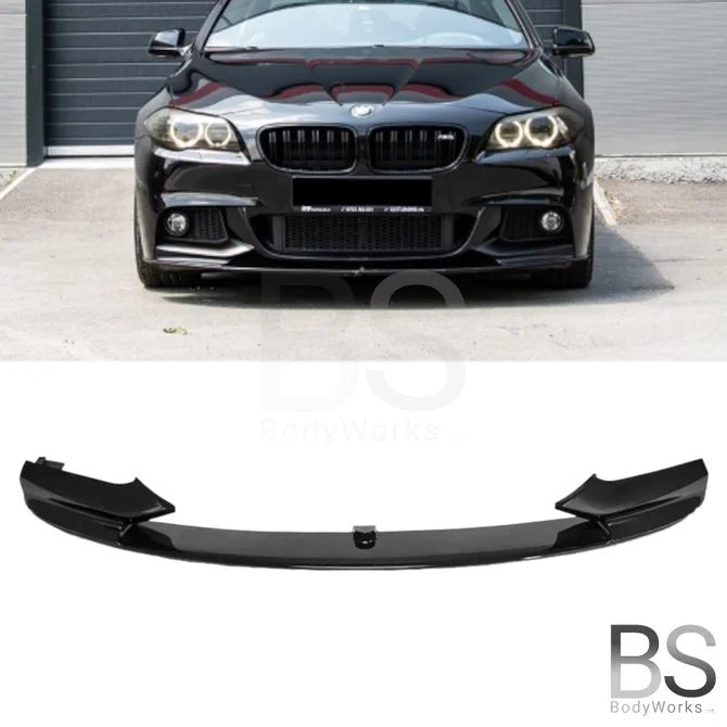 Front Lip - BMW F10 / F11 - M Performance Look - Hoogglans Zwart | 10-17 - Beamerstyling.nl