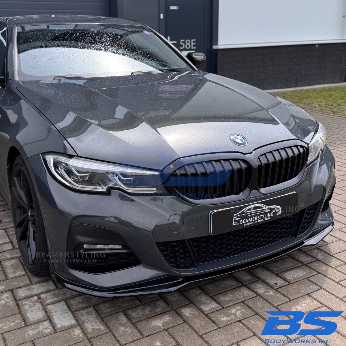 Front Lip - BMW G20 / G21 - M Performance Look - Hoogglans Zwart | 19-22 - Beamerstyling.nl