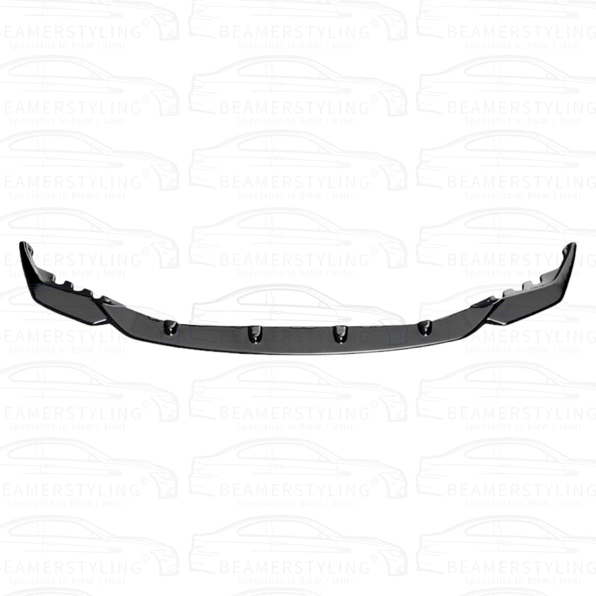 Front lip - BMW G80 / G81 M3, BMW G82 / G83 M4 - Hoogglans zwart | 2021+ - Beamerstyling.nl