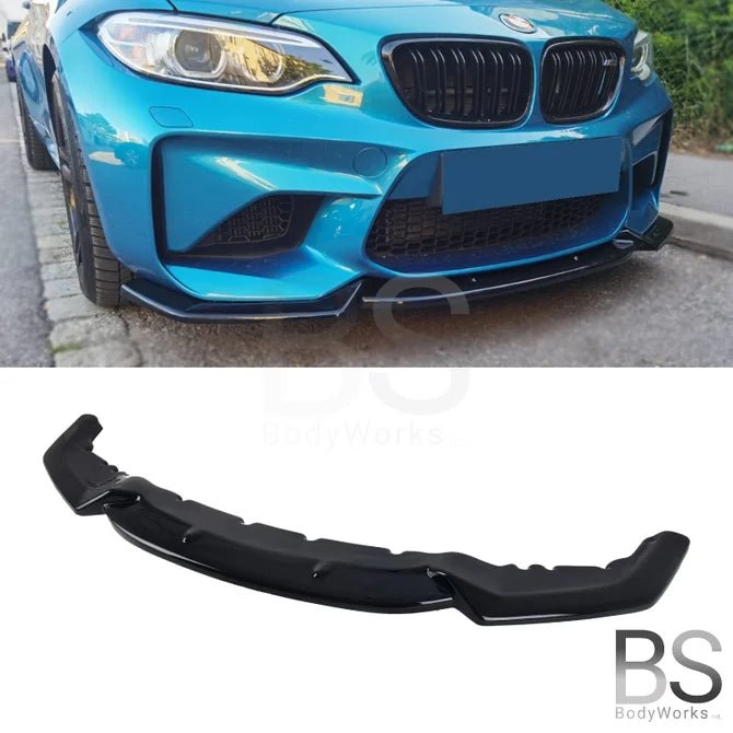 Front Lip - BMW M2 F87 - Hoogglans Zwart | 2015 - 2021 - Beamerstyling.nl