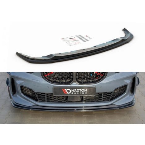 Front Lip V1 - BMW 1 Serie F40 - Hoogglans Zwart - Maxton Design - Beamerstyling.nl
