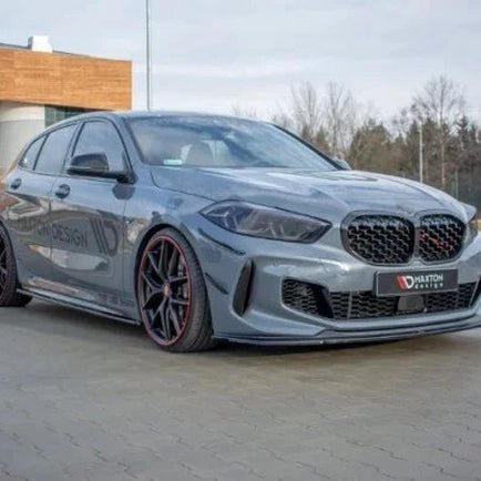 Front Lip V1 - BMW 1 Serie F40 - Hoogglans Zwart - Maxton Design - Beamerstyling.nl