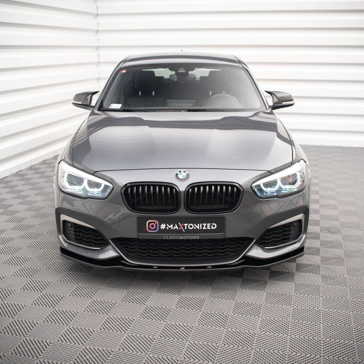 Front Lip V1 - BMW F20LCI / F21LCI - Hoogglans Zwart - Maxton Design | 15-19 - Beamerstyling.nl