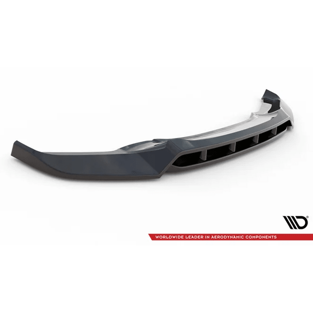 Front Lip V2 - BMW X6 F16 - Maxton Design - Voor M Pakket — Hoogglans Zwart - Beamerstyling.nl