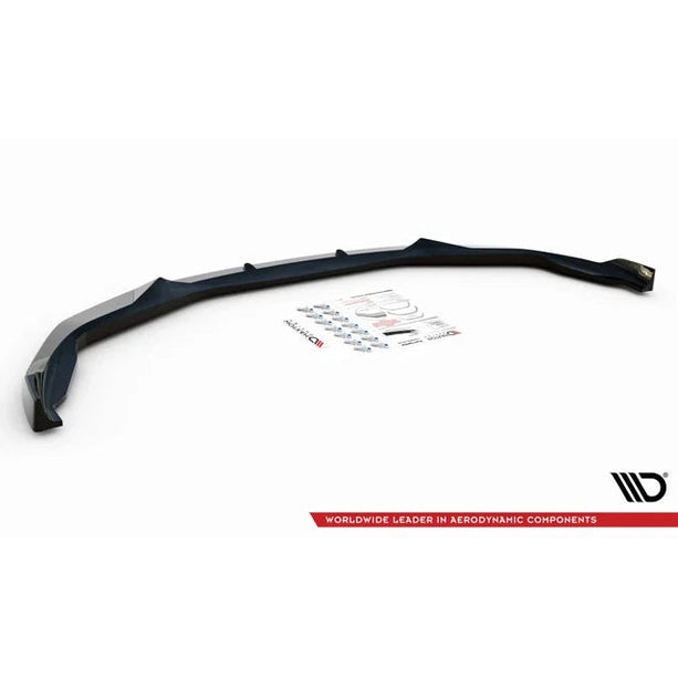 Front Lip V1 - BMW M5 F90 LCI - Maxton Design — Hoogglans Zwart