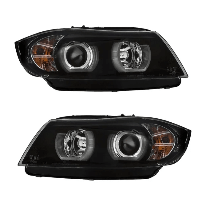 H7 Koplampen - BMW E90 / E91 - 3D LED Angel Eyes | 2005-2008 - Beamerstyling.nl