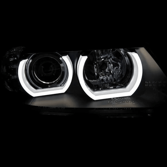 H7 Koplampen - BMW E90 / E91 - 3D LED Angel Eyes | 2005-2008 - Beamerstyling.nl