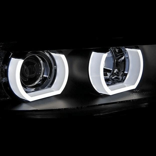 H7 Koplampen - BMW E90 / E91 - 3D LED Angel Eyes | 2005-2008 - Beamerstyling.nl
