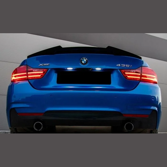 M4 Look Spoiler - BMW 4 Serie F32 Coupé - Glanzend Zwart