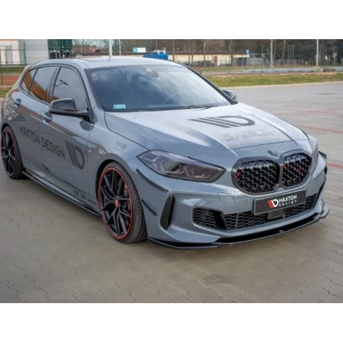 Front Lip V3 - BMW 1 Serie F40 - Hoogglans Zwart - Maxton Design