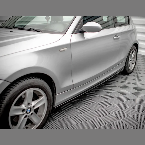 Side Skirt Extensions V2 - BMW E81 / E82 / E88 - Maxton Design | 2007-2012