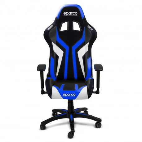 Game Stoel - Bureaustoel - Sparco - Torino | Diverse Kleuren — Zwart/Blauw