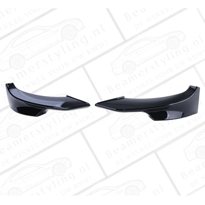 Splitters - BMW E92 / E93 - Voor M Pakket - Hoogglans Zwart | 2010-2014