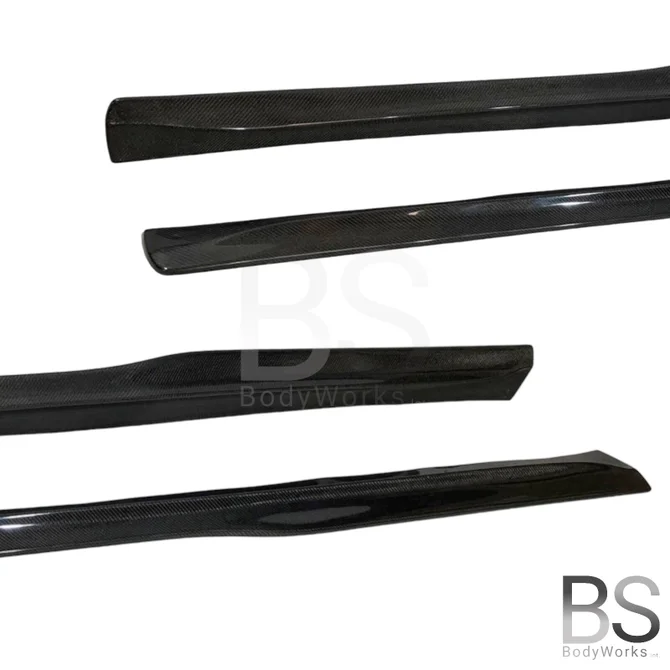 Side Skirt Extensions - BMW M3 F80 & BMW M4 F82 / F83 - Carbon