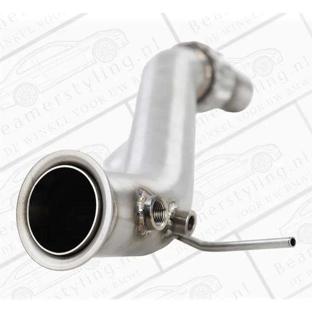 Downpipe - BMW E81 / E82 / E87 / E88 - Rvs - N47 Motor
