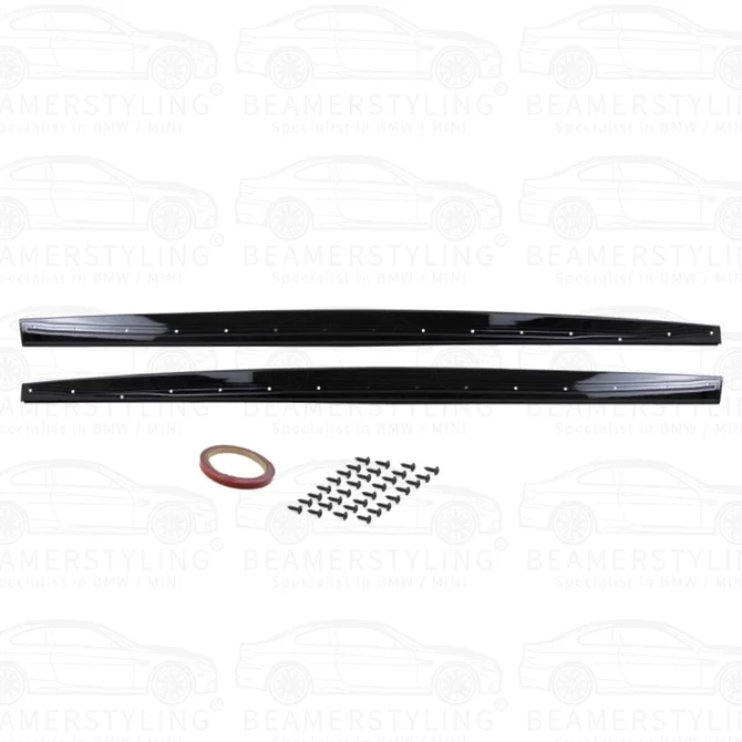 Side Skirt Extensions - BMW F32 / F33 / F36 - Hoogglans Zwart | 13-21