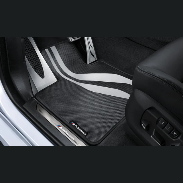 M Performance Vloermatten BMW 5 Serie F10 / F11 — Alleen Voorzijde
