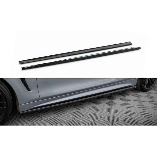 Side Skirt Extensions V3 - BMW F32 / F33 - M Pakket - Maxton Design