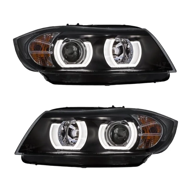 H7 Koplampen - BMW E90 / E91 - 3D LED Angel Eyes | 2005-2008