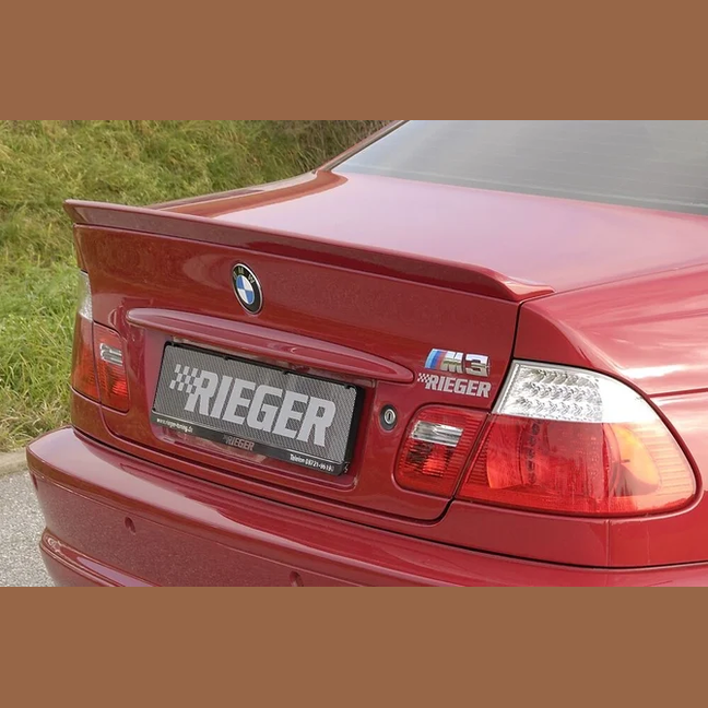Kofferklep Spoiler Lip Rieger Tuning BMW 3 Serie E46 Coupé / Cabrio — Voor BMW E46 Cabrio