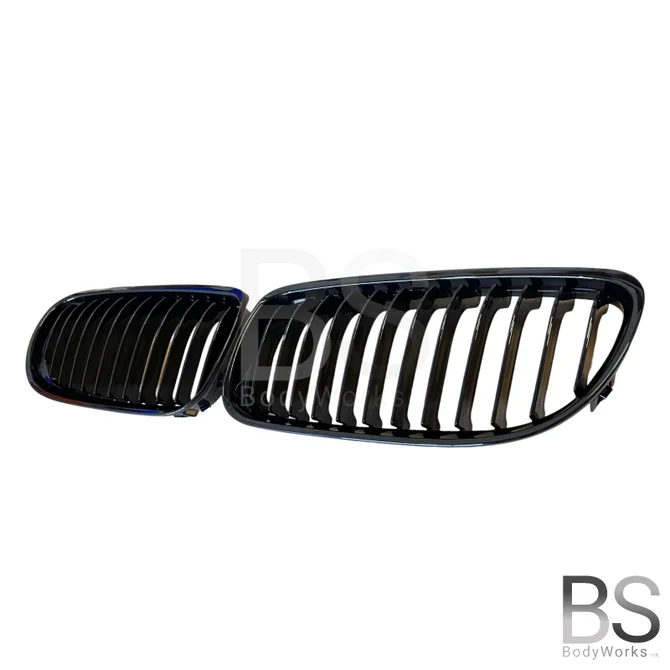 Nieren - BMW E90 / E91 - Hoogglans Zwart | 2008-2013