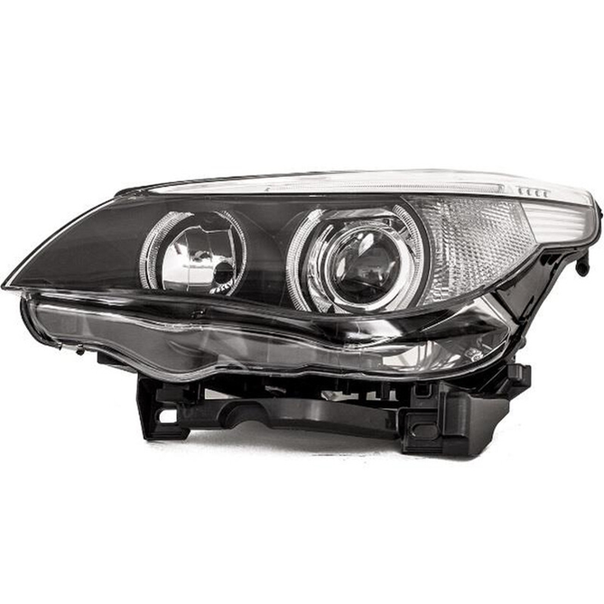 Koplamp - BMW 5 Serie E60 / E61 - Depo - D1S/H7 | 2005-2007 — Complete Set Links + Rechts