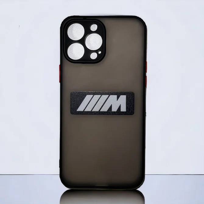 Telefoon Hoesje - Met M Logo Design - Apple Iphone 13 / 14 / 15 — Apple Iphone 15 Pro Max