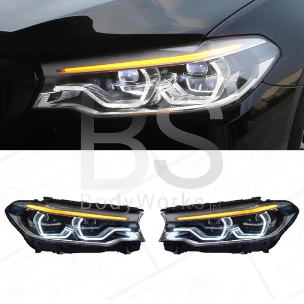 Koplampen Set - BMW G30 / G31 - Angel Eyes - Full LED - 2017-2020