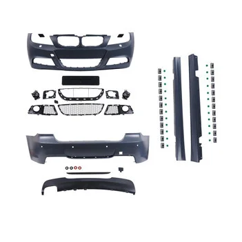 M Sport Look Pakket BMW 3 Serie E91 Touring 2008-2012 — Alleen Parkeersensor Voorbereiding In De Achterbumper