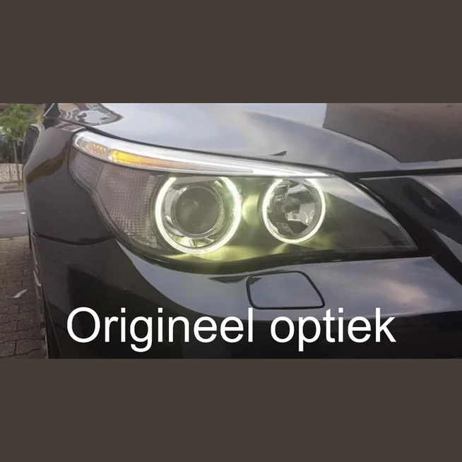 Koplamp Glazen BMW 5 Serie E60 / E61 2003-2007 — Complete Set Links + Rechts