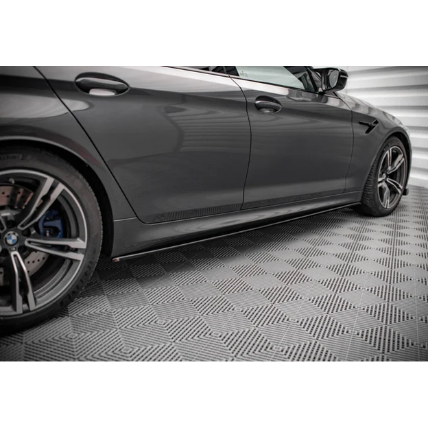 Side Skirt Extensions - BMW M5 F90 - Maxton Design — Hoogglans Zwart