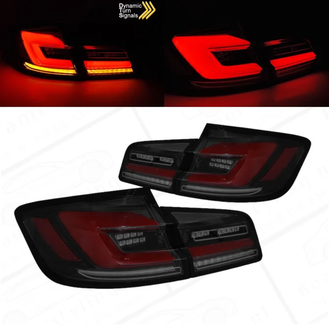 LED Achterlichten - BMW F10 Sedan - G30 Look - Smoke/Zwart | 10-17
