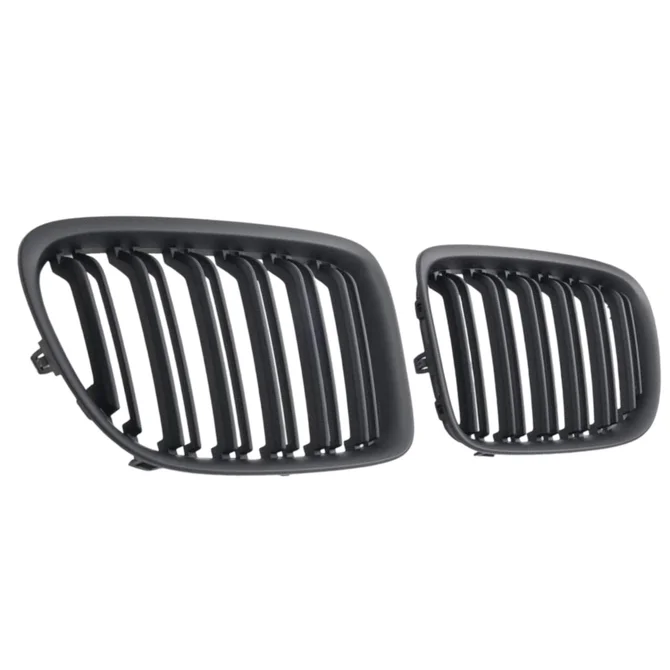 Nieren - BMW X1 E84 - Mat Zwart - Dubbele Spijlen | 09-15