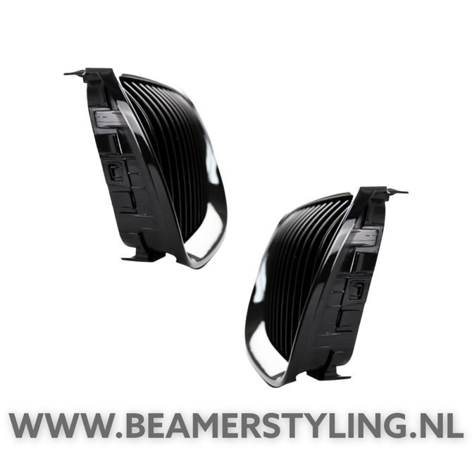 Nieren Set Hoogglans Zwart BMW E92 / E93 2010 - 2013