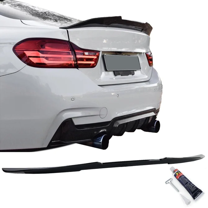 Psm Style Spoiler - BMW F32 Coupé - Hoogglans Zwart | 13-21