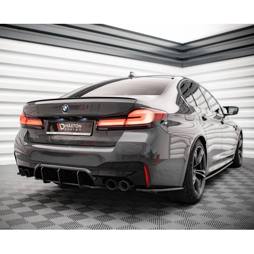 Street Pro Diffuser - BMW M5 F90 - Maxton Design — Zwart
