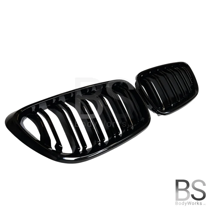 Nieren - BMW F22 / F23 - M Look - Hoogglans Zwart | 2013-2021
