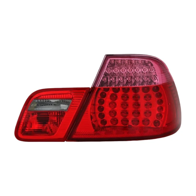 LED Achterlichten - BMW E46 Coupé - Rood - Facelift Design | 99-03