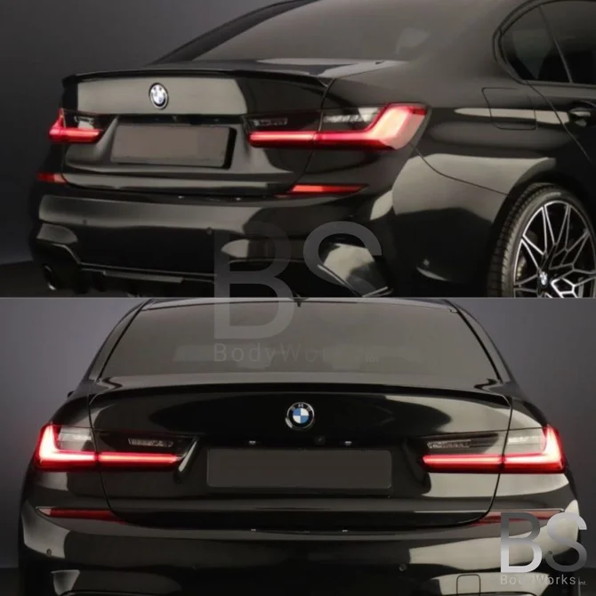 Spoiler Lip - BMW G20 Sedan - M Look - Metallic Zwart