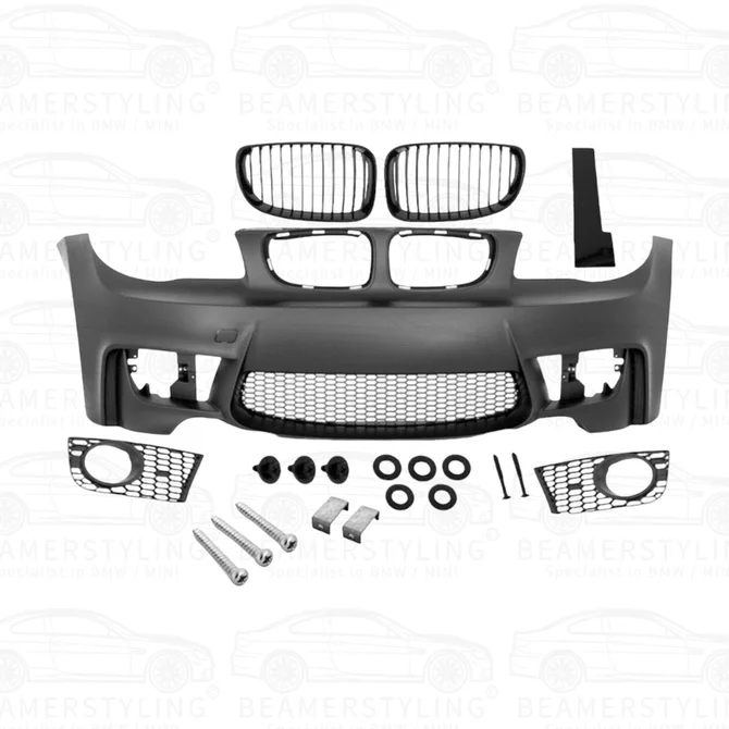 Voorbumper - BMW E81 E87 E82 E88 - Evo 1M Look | 2004-2011