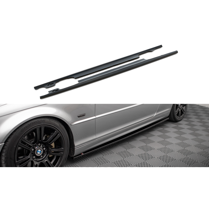 Side Skirt Extensions - BMW E46 Coupé / Cabrio - Maxton Design | 99-03