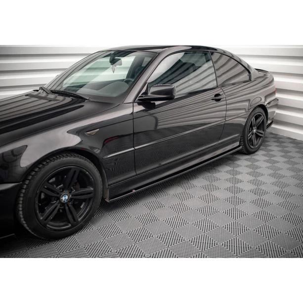 Side Skirt Extensions - BMW E46 Coupé / Cabrio - M Pakket - Maxton Design