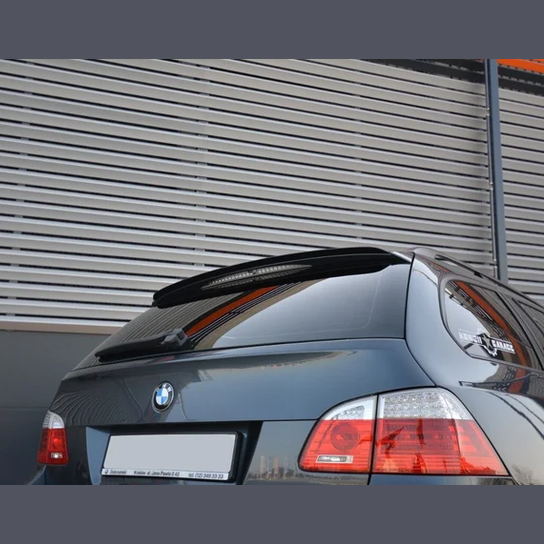 Maxton Design Dakspoiler Glanzend Zwart BMW 5 Serie E61 Touring