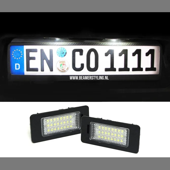 LED Kenteken Verlichting - BMW X1 E84 - 6000K Wit LED